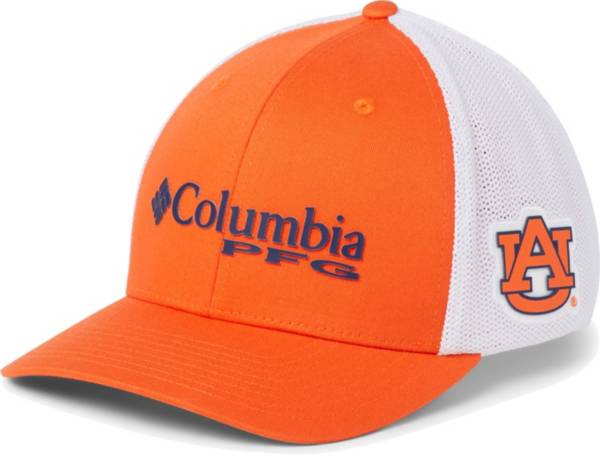 Columbia Men's Auburn Tigers Orange PFG Mesh Fitted Hat