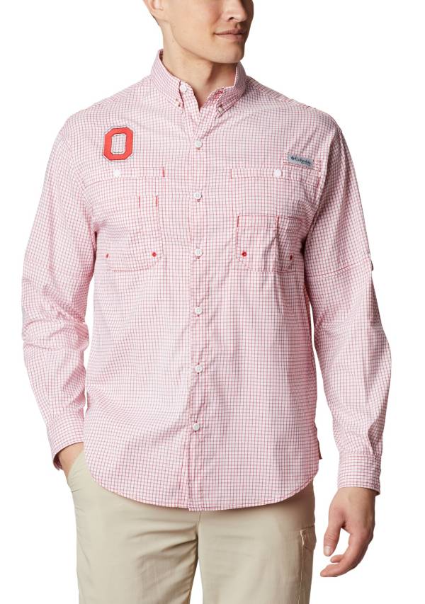 Columbia Men's Ohio State Buckeyes Scarlet Long Sleeve Tamiami Shirt product image