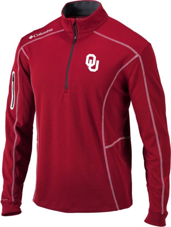 Columbia Men's Oklahoma Sooners Crimson Shotgun Quarter-Zip Shirt product image
