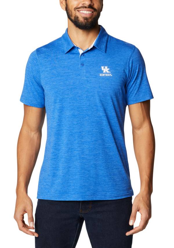 Columbia Men's Kentucky Wildcats Blue Tech Trail Polo