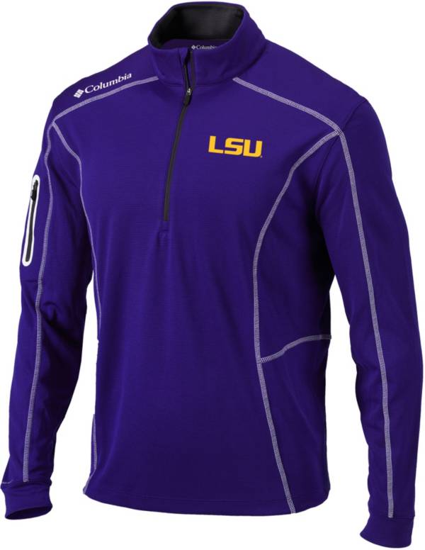 Columbia Men's LSU Tigers Purple Shotgun Quarter-Zip Shirt product image
