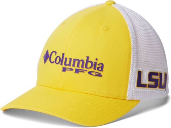 Columbia Men's LSU Tigers Gold PFG Mesh Fitted Hat product image