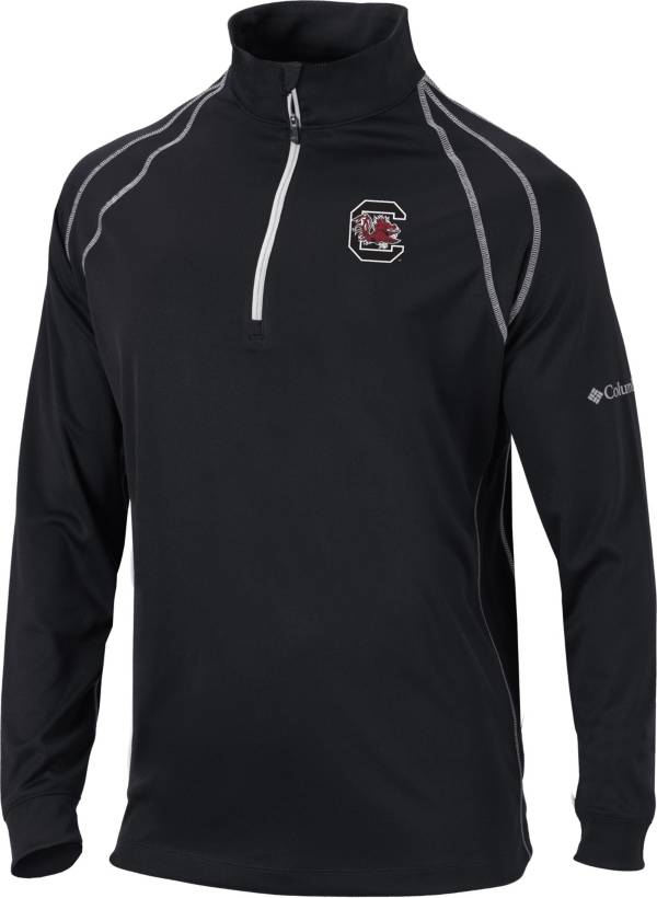 Columbia Men's South Carolina Gamecocks Range Session Quarter-Zip Pullover Black Shirt