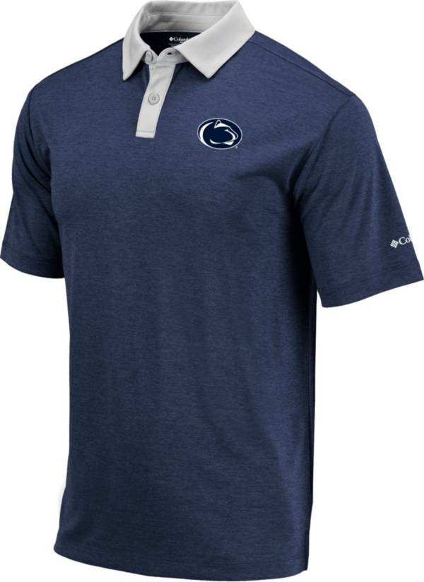 Columbia Men's Penn State Nittany Lions Blue Omni-Wick Range Performance Polo