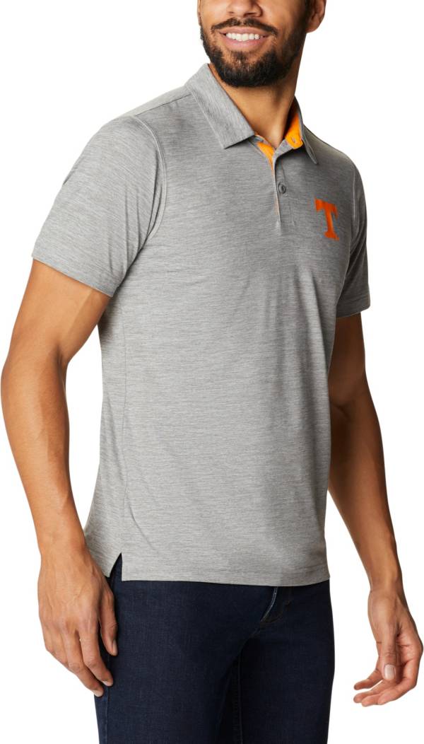 Columbia Men's Tennessee Volunteers Grey Tech Trail Polo