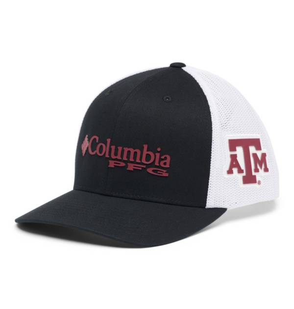 Columbia Men's Texas A&M Aggies PFG Mesh Adjustable Trucker Hat