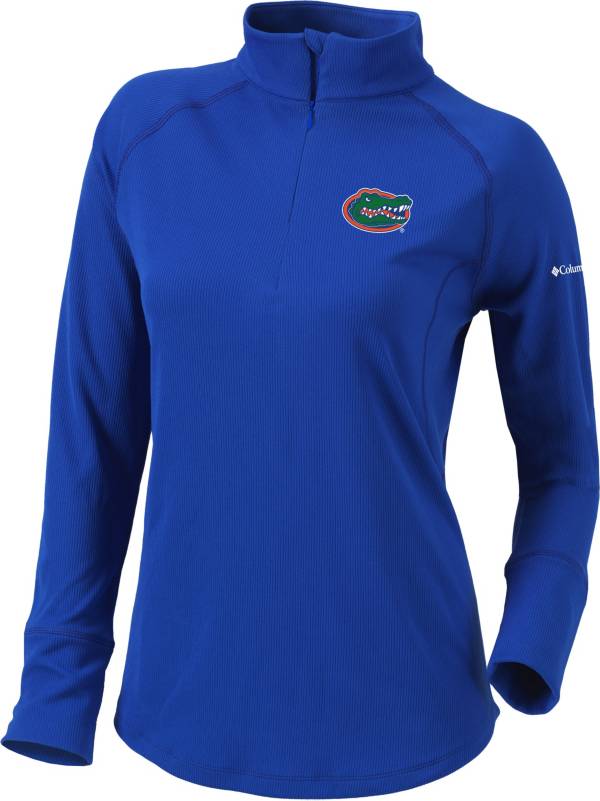 Columbia Women's Florida Gators Blue Flop Shot Half-Zip Pullover Shirt