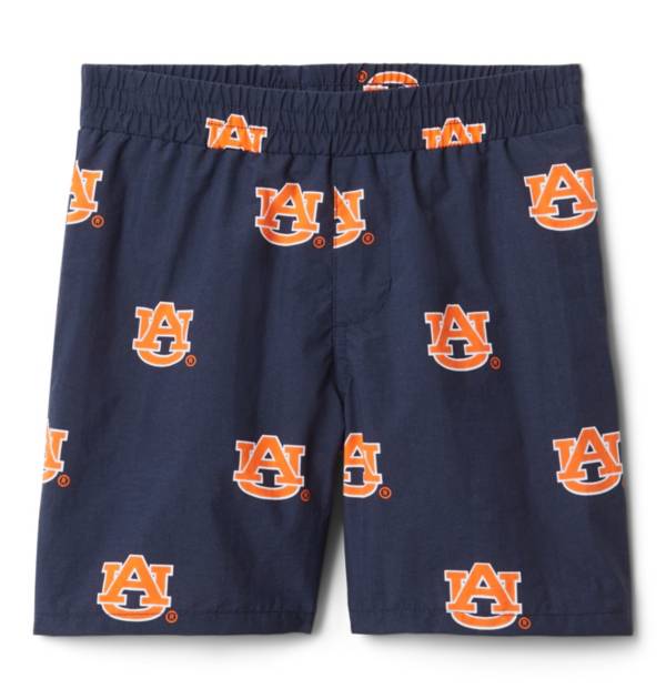 Columbia Youth Auburn Tigers Backcast Printed Performance Blue Shorts product image