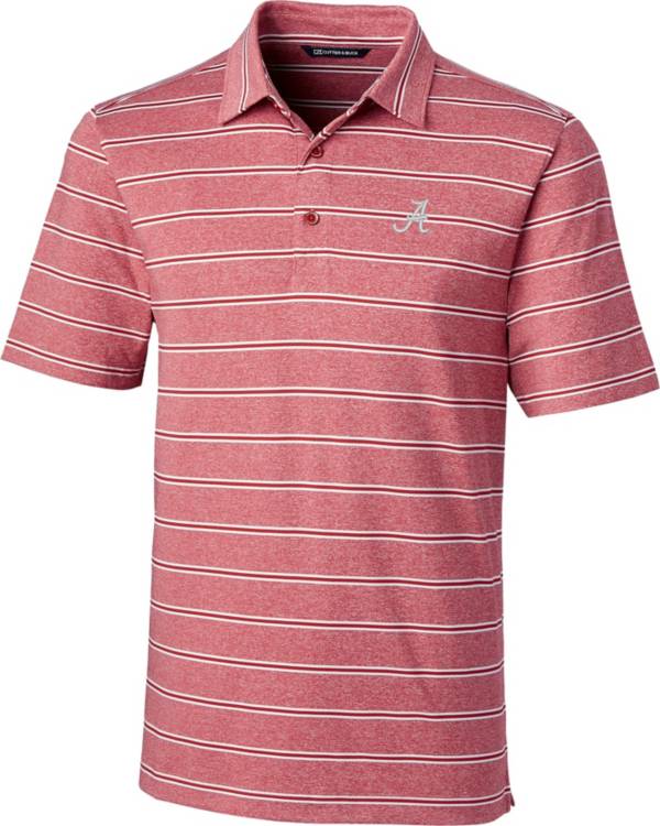 Cutter & Buck Men's Alabama Crimson Tide Crimson Forge Polo