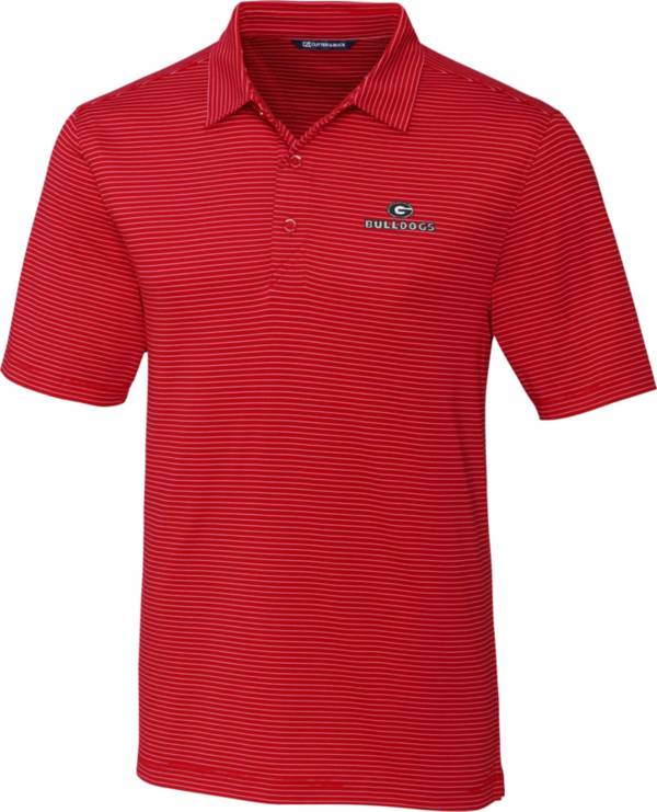 Cutter & Buck Men's Georgia Bulldogs Red Forge Polo