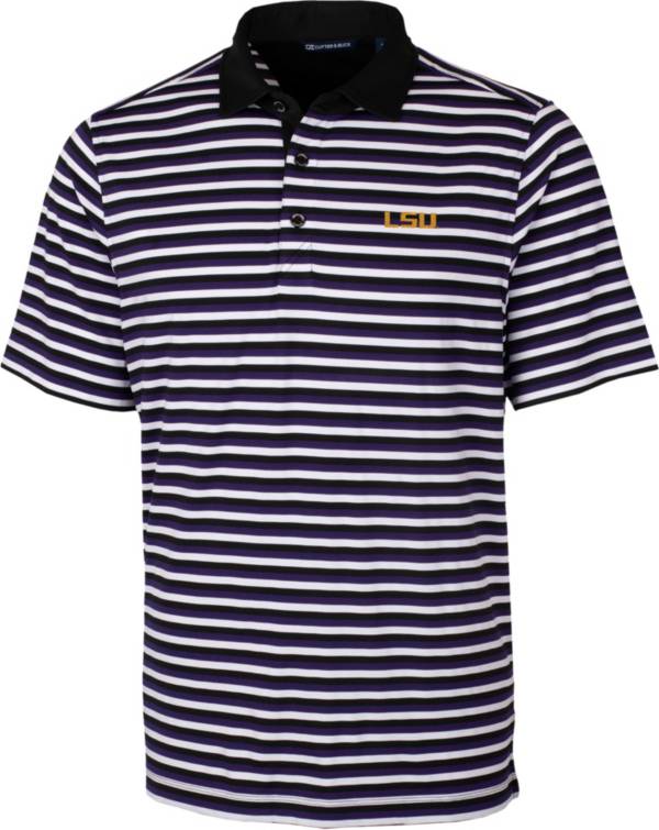 Cutter & Buck Men's LSU Tigers Purple Forge Polo