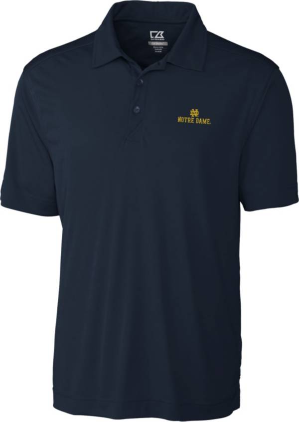 Cutter & Buck Men's Notre Dame Fighting Irish Navy Northgate Polo