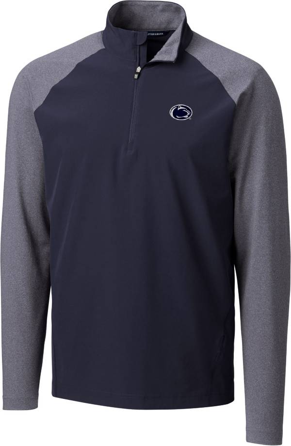 Cutter & Buck Men's Penn State Nittany Lions Blue Response Half-Zip Shirt