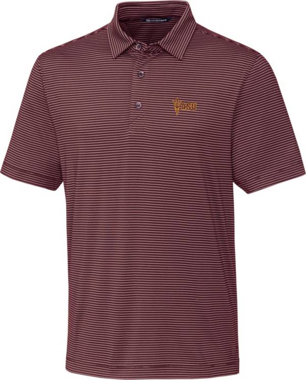 Cutter & Buck Men's Arizona State Sun Devils Maroon Forge Polo