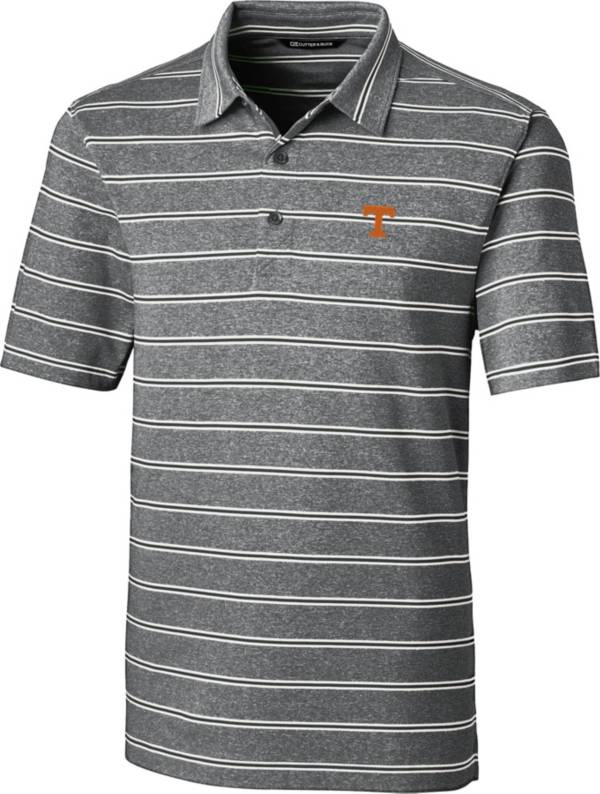 Cutter & Buck Men's Tennessee Volunteers Forge Black Polo
