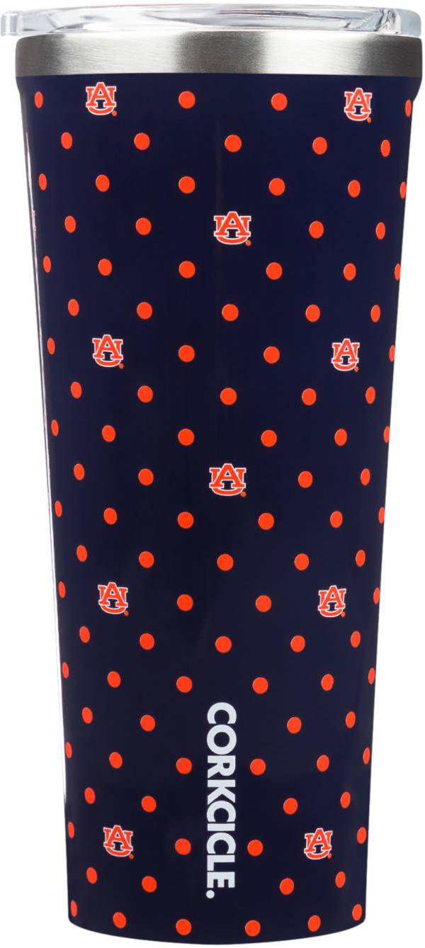 Corkcicle Auburn Tigers 24oz. Polka Dot Tumbler