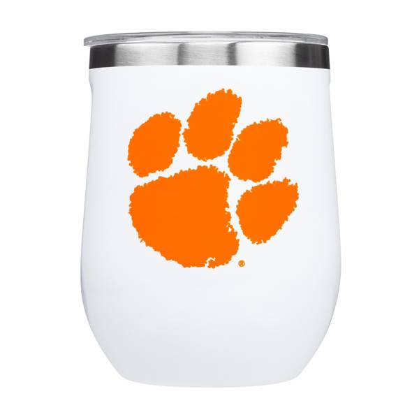 Corkcicle Clemson Tigers 12oz. Stemless Glass