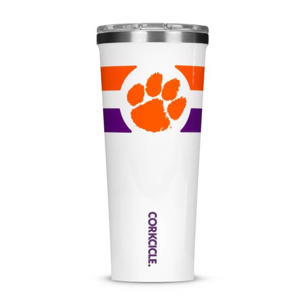 Corkcicle Clemson Tigers 24oz. Stripe Tumbler