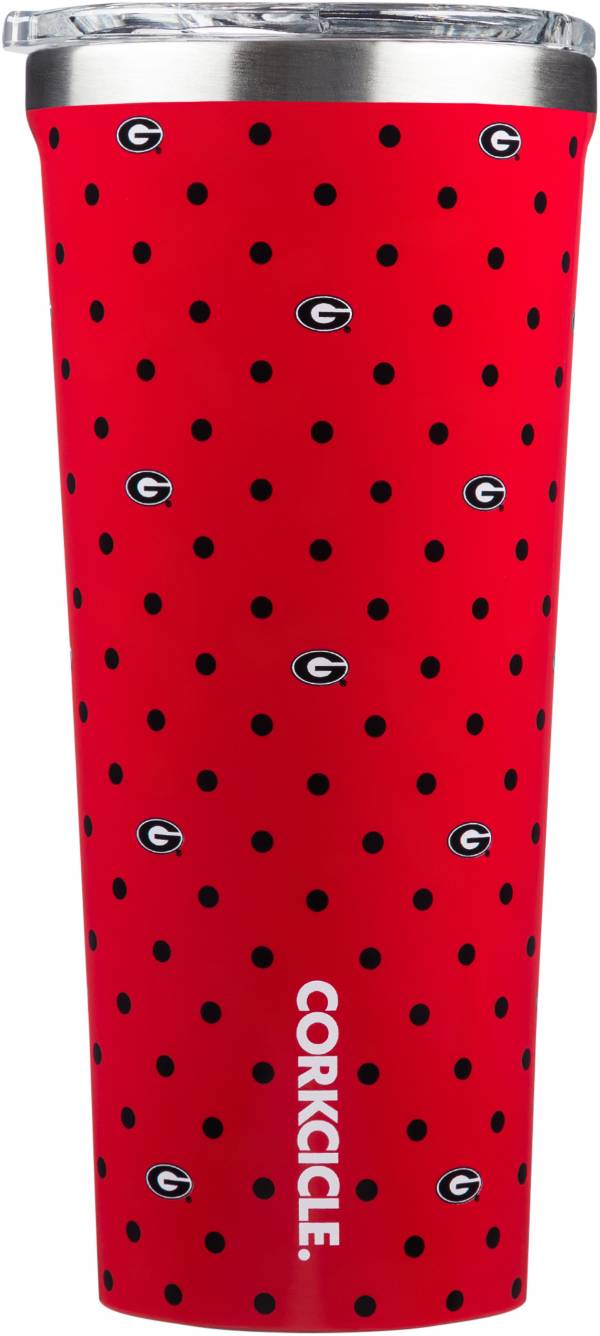 Corkcicle Georgia Bulldogs 24oz. Polka Dot Tumbler