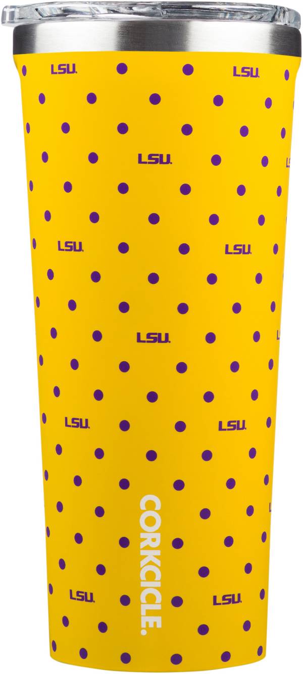 Corkcicle LSU Tigers 24oz. Polka Dot Tumbler