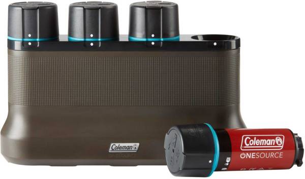 Coleman OneSource Rechargeable Battery Charging Station with 4 Batteries