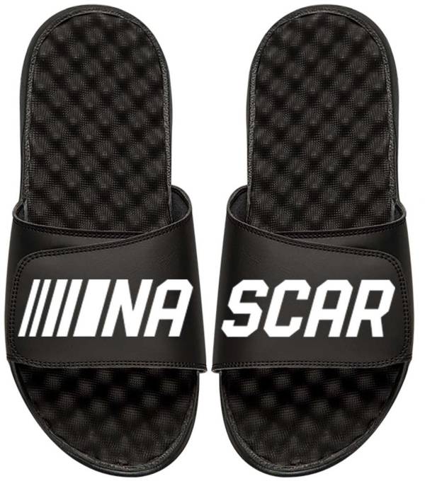 ISlide Youth NASCAR Black/White Logo Sandals product image