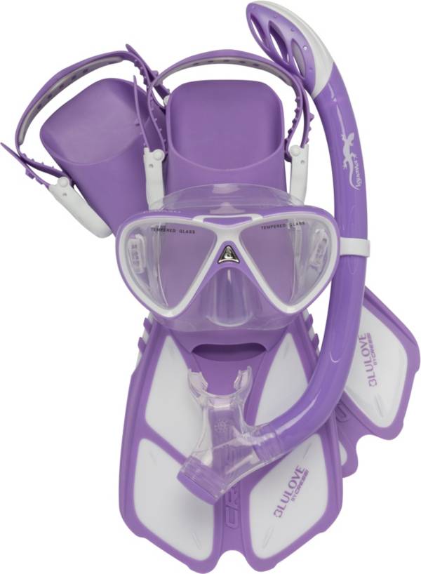 Cressi Youth Mini Bonete Pro Dry Snorkeling Set product image