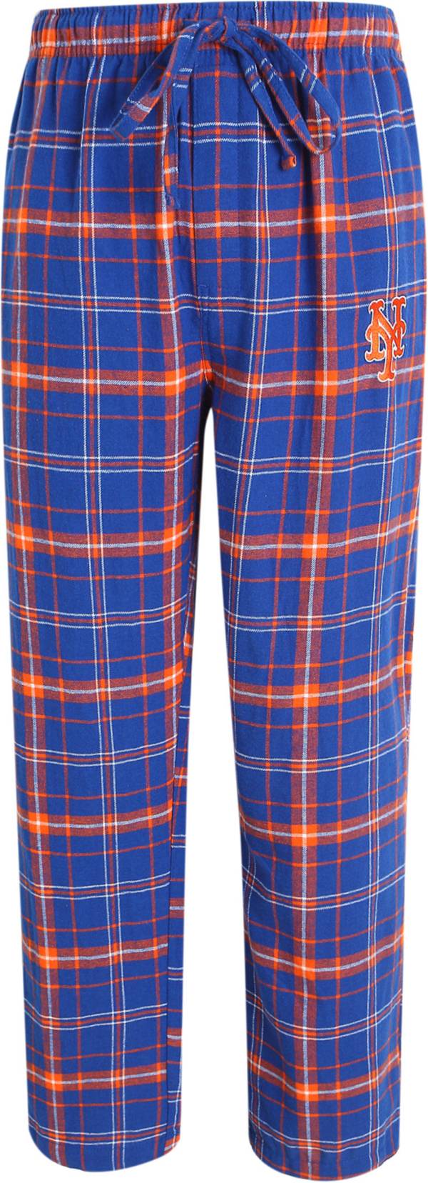 Concepts Sport Men's New York Mets Royal Plaid Flannel Pants