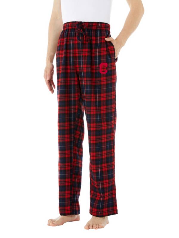 Concepts Sport Men's Cleveland Indians Flannel Pajama Pants