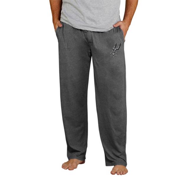 Concepts Sport Men's San Antonio Spurs Quest Grey Jersey Pants