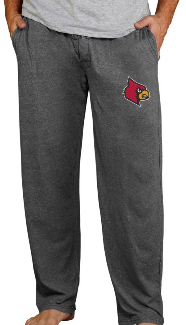 Concepts Sport Men's Louisville Cardinals Charcoal Quest Pants