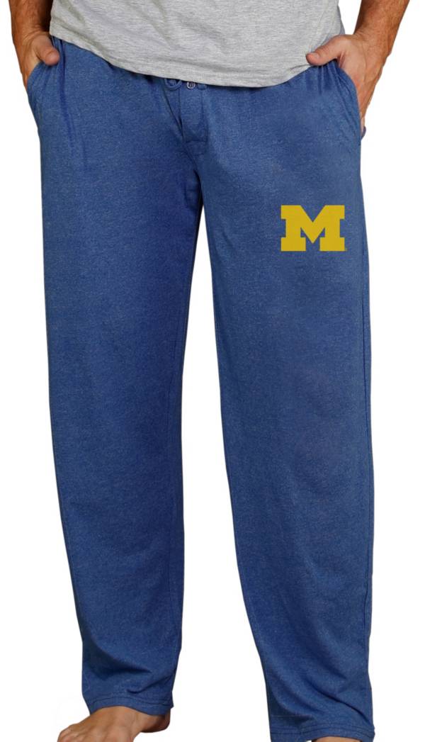 Concepts Sport Men's Michigan Wolverines Blue Quest Pants