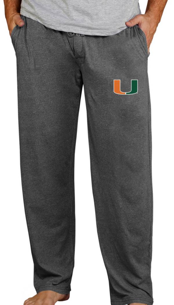 Concepts Sport Men's Miami Hurricanes Charcoal Quest Pants product image