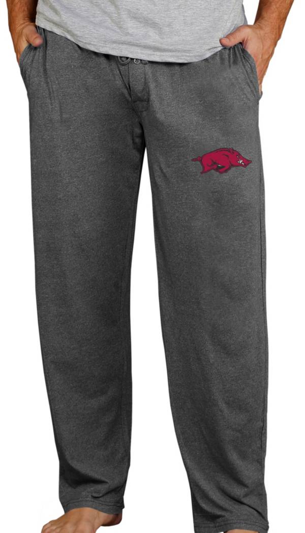 Concepts Sport Men's Arkansas Razorbacks Charcoal Quest Pants