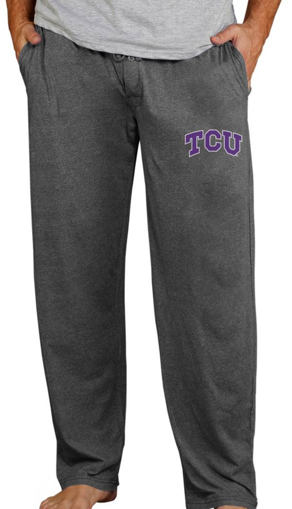 Concepts Sport Men's TCU Horned Frogs Charcoal Quest Pants