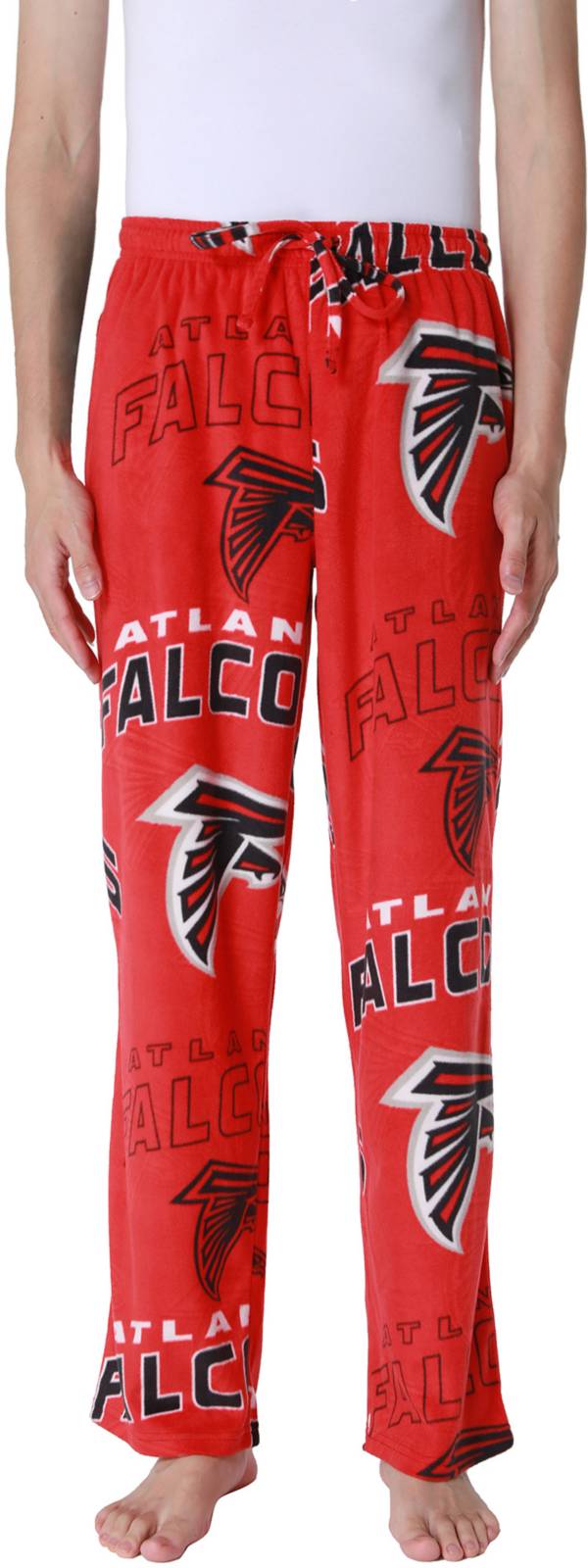 Concepts Sport Men's Atlanta Falcons Pinnacle Red Fleece Pants