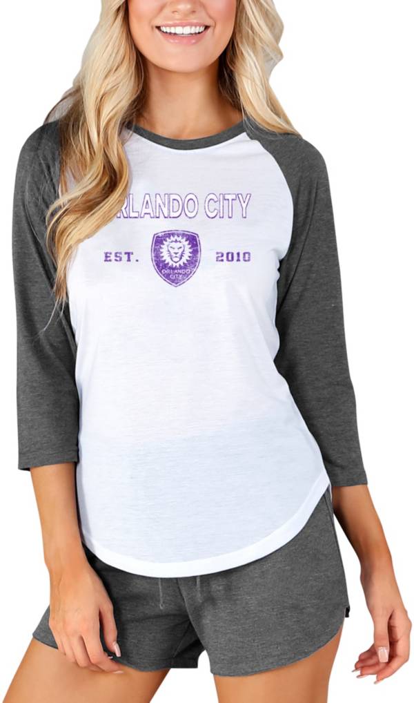 Concepts Sport Women's Orlando City Crescent White Long Sleeve Top