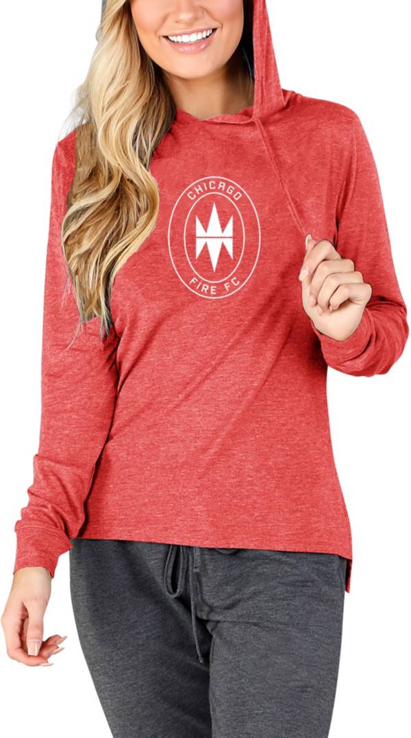 Concepts Sport Women's Chicago Fire Crescent Red Long Sleeve Top