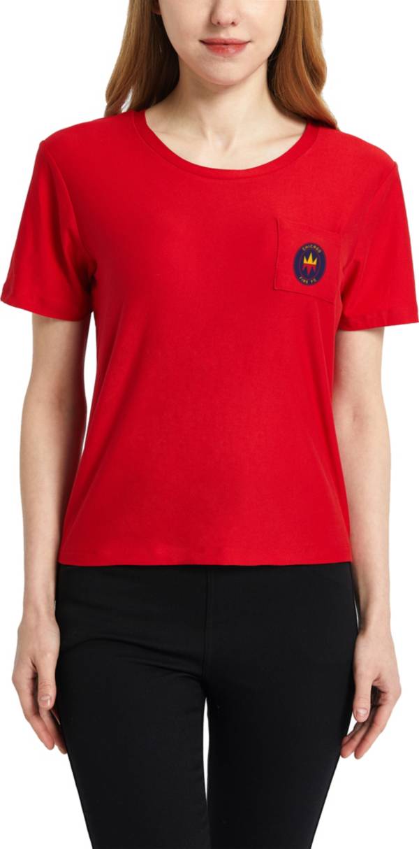 Concepts Sport Women's Chicago Fire Zest Red Short Sleeve Top