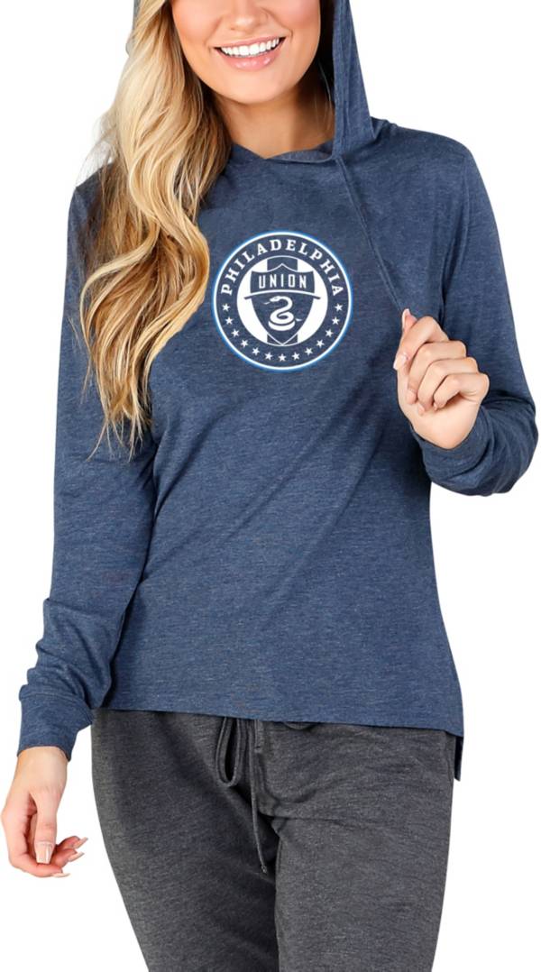 Concepts Sport Women's Philadelphia Union Crescent Navy Long Sleeve Top