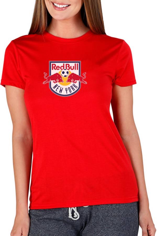 Concepts Sport Women's New York Red Bulls Marathon Red Short Sleeve Top