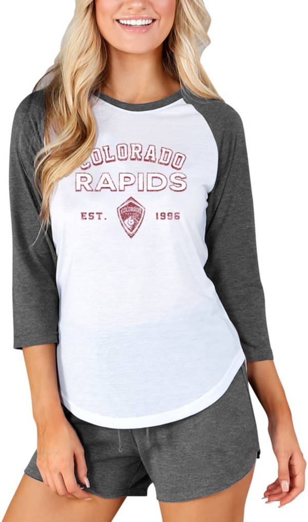 Concepts Sport Women's Colorado Rapids Crescent White Long Sleeve Top