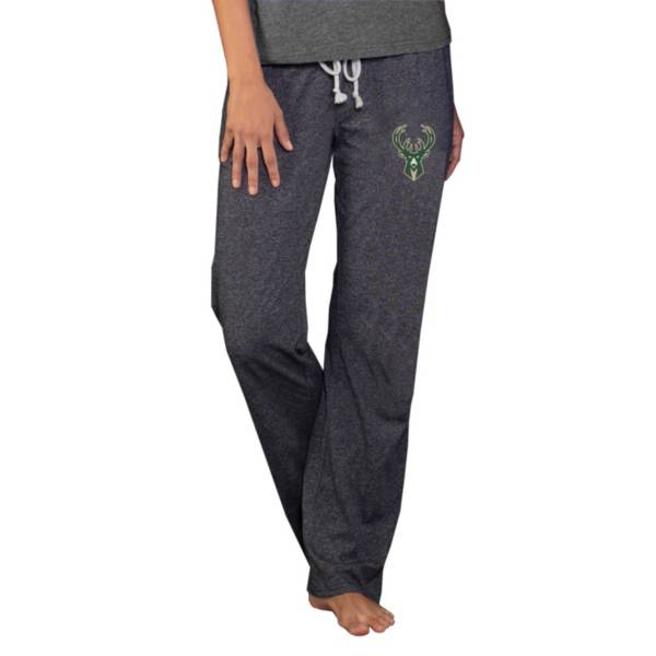 Concepts Sport Women's Milwaukee Bucks Quest Grey Jersey Pants product image