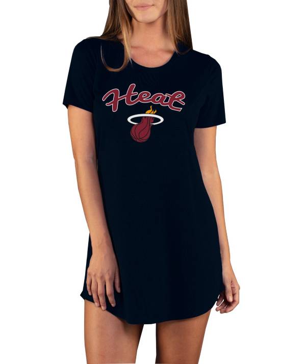 Concepts Sport Women's Miami Heat Marathon Black Night T-Shirt product image