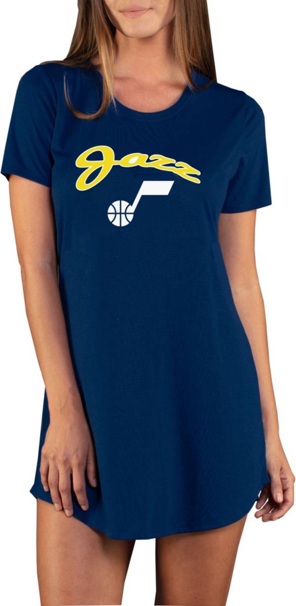 Concepts Sport Women's Utah Jazz Marathon Navy Night T-Shirt