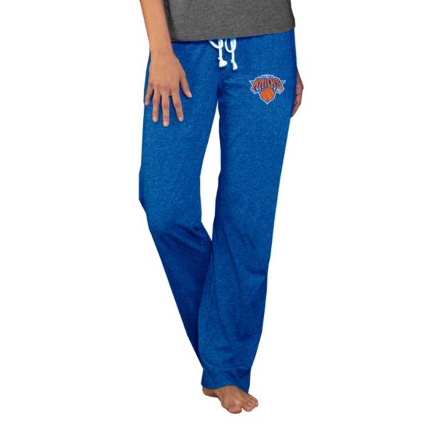 Concepts Sport Women's New York Knicks Quest Blue Jersey Pants