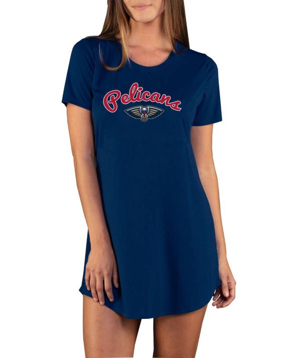 Concepts Sport Women's New Orleans Pelicans Marathon Navy Night T-Shirt