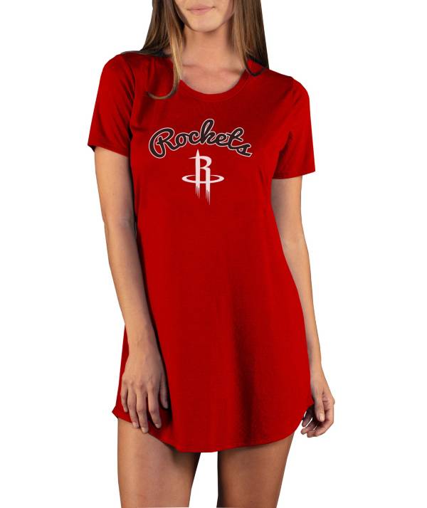 Concepts Sport Women's Houston Rockets Marathon Red Night T-Shirt