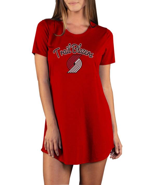 Concepts Sport Women's Portland Trail Blazers Marathon Red Night T-Shirt