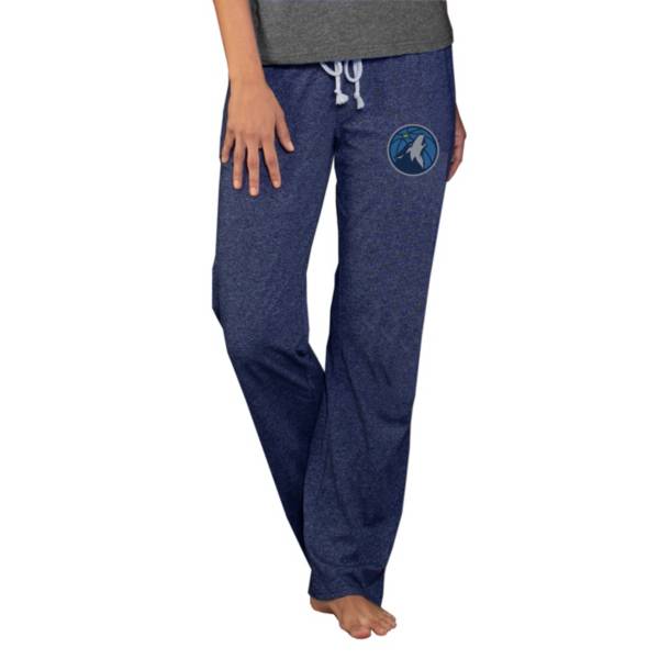 Concepts Sport Women's Minnesota Timberwolves Quest Navy Jersey Pants